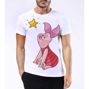 Imagem de Camisa Camiseta Leitão Porco Rosa Ursinho Pooh Puff Hd 7 - Estilo Krak