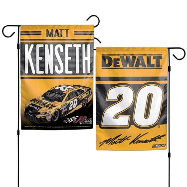 Imagem de NASCAR Driver 12 x 18 Bandeira de jardim de 2 lados - Gráficos 2017 (Matt Kenseth)