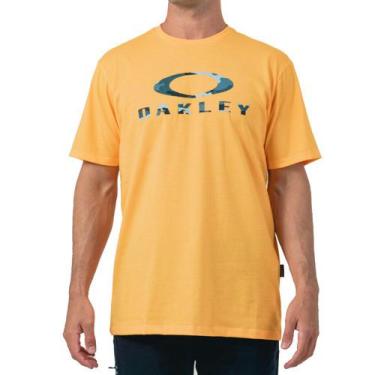 Imagem de Camiseta Oakley Camo Tee Sun Orange