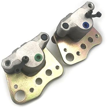 Imagem de DEVMO Conjunto de pinça de freio dianteiro esquerdo direito compatível com ATV Sportsman 335 400 500 600 700 Sportsman 500 6X6 Magnum 330 500 Magnum 325 2X4 4X4 Xplorer 400 Xpedition 425 1910681 19106888881 2 Anos