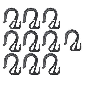 Imagem de YYST Ganchos de rede de nylon para rede de carga, rede elástica, organizador de caminhão