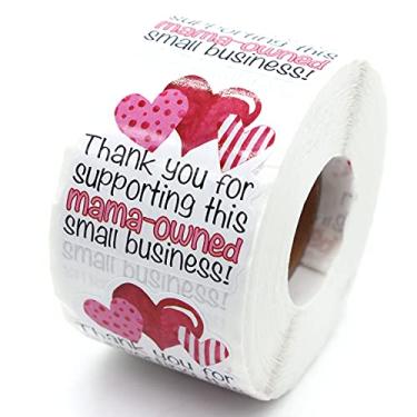 Imagem de Littlefa 3,8 cm Adesivos de propriedade da mamãe, adesivos de agradecimento, adesivos de padarias, adesivos artesanais, adesivos de pequenas empresas, adesivos de envelopes, embalagem de sacos de pres