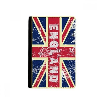 Imagem de Porta-passaporte com ilustração de marca de bandeira do Reino Unido a Union Jack Notecase Burse capa carteira porta-cartão, Multicolor