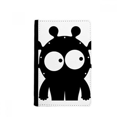Imagem de Porta-passaporte de alienígena e monstro do universo Notecase Burse capa carteira porta-cartão, Multicolor