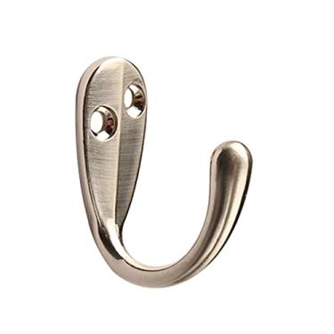 Imagem de KIZQYN Ganchos de casaco 10 peças gancho de parede rack de roupas gancho de roupão de aço inoxidável gancho de móveis para casacos de casa chapéu cabide de roupas chaves de toalha rack de casaco montado na parede (cor: F)