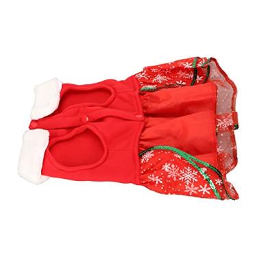 Imagem de Vestido de Natal para animais de estimação, saia de Natal, alce da Pomerânia, decoração inovadora para chihuahuas GG