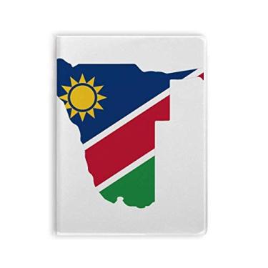 Imagem de Diário de capa macia com mapa da República da Namíbia, África