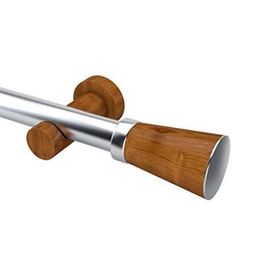 Imagem de Kit Varão Jade Nobre Plus Alumínio Cumaru Belchior Uniq