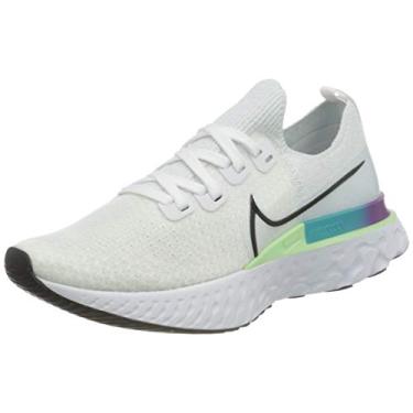 Imagem de Nike Tênis de corrida feminino, Branco, preto, vapor, verde, Oracle Aqua, 34