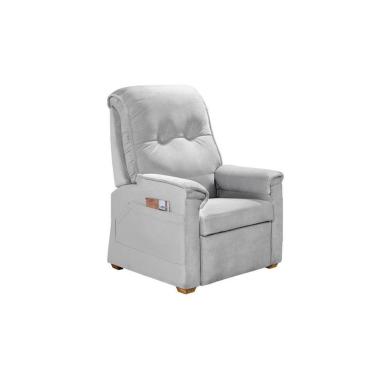 Imagem de Poltrona do Papai Reclinável bolso lateral  - Confort - Bianchi Móveis