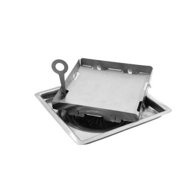 Imagem de Ralo Oculto 15 Cm X 15 Cm Com Saída De 100Mm E 150 Mm