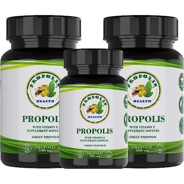 Imagem de PRÓPOLIS VERDE EM CÁPSULAS - PRÓPOLIS VERDE COM VITAMINA E - CÁPSULA 1000MG POR DIA - PROTEJA VOCÊ E SUA FAMÍLIA 300-150 dias de Suplemento