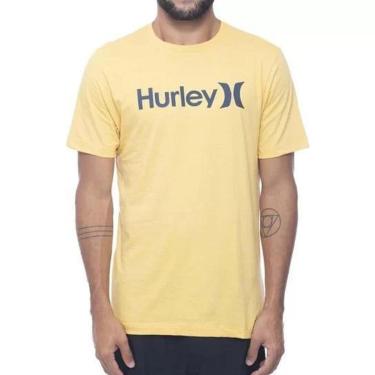 Imagem de Camiseta Masculina Hurley O&O Solid Amarelo-Unissex