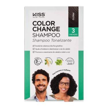 Imagem de Shampoo Tonalizante Color Change Shampoo Preto Kiss New York
