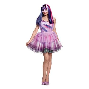Imagem de Disguise Fantasia feminina adulta de luxo do filme Twilight Sparkle, Roxa, Large