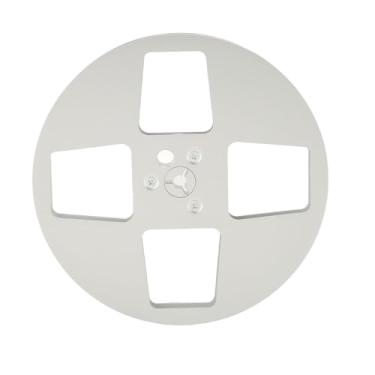 Imagem de Carretel de fita vazia de 1/4 de 7 polegadas, carretel aberto de liga de alumínio de 4 furos para Nab, peça de máquina de abertura universal para leitores de fita de carretel a carretel, acessórios de gravador de fita de carretel