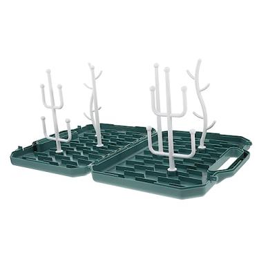 Imagem de HONMEET Rack De Secagem Dobrável Rack De Secagem De Garrafas Dobrável Suporte De Utensílio Organizador De Garrafas Suporte De Secagem De Roupas Dobrável Suporte Dobrável Rack De Secagem