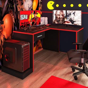 Imagem de Mesa em L com Gaveta Adrianus