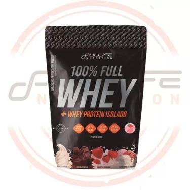 Imagem de Whey 100% Full Pure 900G Morango - Fullife Nutrition