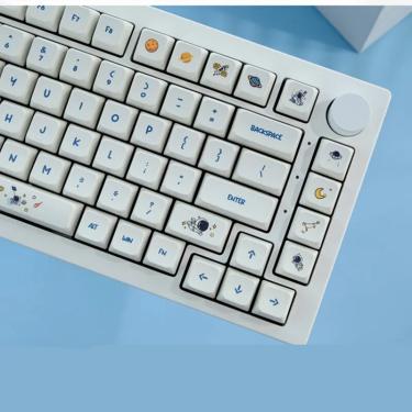 Imagem de Personalizado PBT astronauta Keycaps  teclado mecânico  PC Gamer  Spaceman Cosmonaut Key Caps