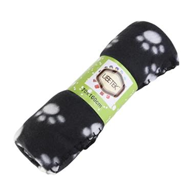 Imagem de Beaupretty cobertor preto cobertores para gatos cobertor pet cobertor para animais de estimação colchão tapete de casa de cachorro tapete de cama para animais de estimação