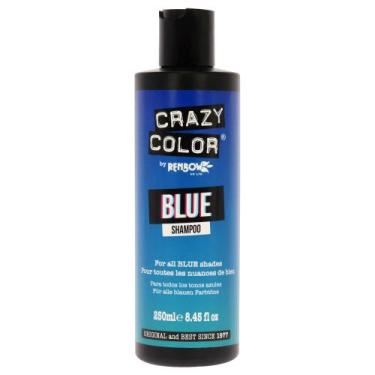 Imagem de Shampoo Crazy Color Vibrant Blue 250ml Unissex Sem Sulfato