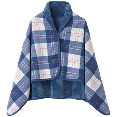 Imagem de Cobertor para cadeira de rodas de inverno, cobertor para cadeira de rodas, capa para pernas, espessamento vestível, xale para cadeira de rodas, cobertor de lã aconchegante, cobertores de col