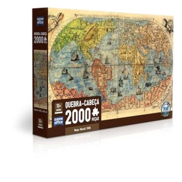 Imagem de Toyster - Quebra-cabeça: Mapa Mundi 1565-2000 peças - Game Office