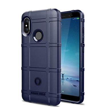 Imagem de Capa para Xiaomi Redmi Note 5/Note 5 Pro, proteção robusta, material TPU de fibra de carbono, macio antiderrapante macio, anti-impressão digital, capa totalmente protetora para Xiaomi Redmi Note