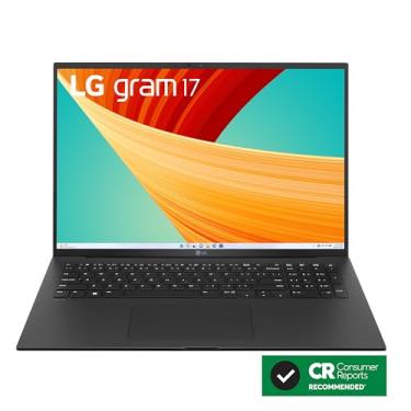 Imagem de LG Notebook leve gram de 17 polegadas, plataforma Intel Core i7 Evo de 13ª geração, Windows 11 Home, 16 GB de RAM, SSD de 1 TB, preto