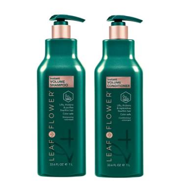Imagem de Shampoo e Condicionador Volume Instantâneo Leaf & Flower 978 g Duo