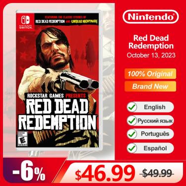 Imagem de Red Dead Redemption Nintendo Switch Game Console  100% Original Cartão de Jogo Físico  1 Jogador