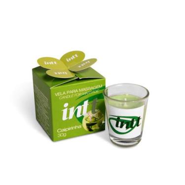 Imagem de Vela Para Massagem Beijável Caipirinha - Intt Cosméticos