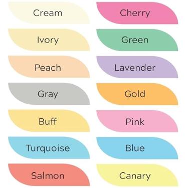 Imagem de American Eagle, papel de cópia colorido, 9 kg, 8,5 x 11, 500 folhas por resma (PEACH)