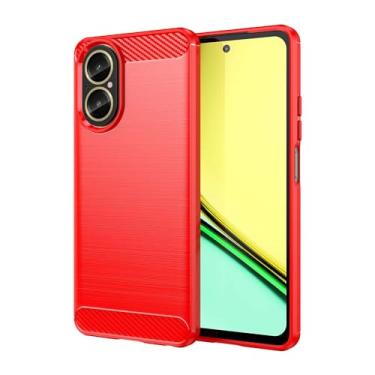 Imagem de Capas para Realme C67 4G.Caso básico,Botão de pressão flexível / 360 ° Proteção completa,Anti-fingerpirnts