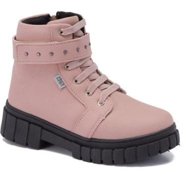 Imagem de Bota Klin 154103000 Rock Kids Coturno Tratorado Infantil-Feminino