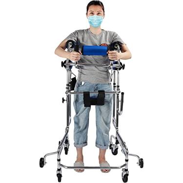 Imagem de Assento de andador portátil para idosos e adultos com deficiência, suporte para ficar em pé, design fácil de armazenar Purposiveness