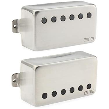 Imagem de EMG Conjunto de captador Humbucker 57/66 TW Dual Mode, Cromado Escovado (7155.00)