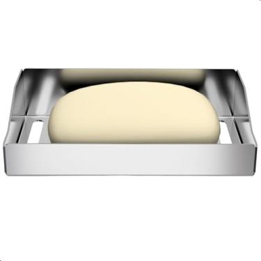 Imagem de UNIDAS STORE, Porta Sabonete De Parede Banheiro Com Adesivo Inox UN.DF