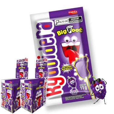 Imagem de Pirulito Cristal Explosivo em Pó Bigfoot 30 Unidades de 11g Detona na Boca Kydoidera (Uva)