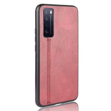 Imagem de Capa para celular Huawei Honor nova 7 Capa de celular Rugged Shield 360° Proteja seu telefone capa de couro liso para Huawei Honor nova 7