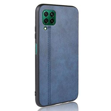 Imagem de Capa para celular Huawei P40 Lite Capa protetora robusta 360° protege seu telefone capa de couro liso para Huawei P40 Lite
