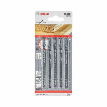 Imagem de Lâmina Serra Tico-Tico Bosch T244D Speed For Wood 5 Peças