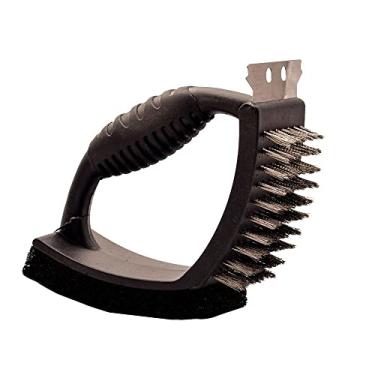 Imagem de ESCOVA P/CHURRASQUEIRA C/CABO - 3 EM 1 DUAL