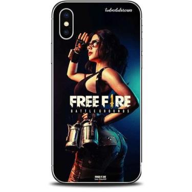 Imagem de Capa Case Capinha Personalizada Freefire Samsung J8 2018 - Cód. 1084-B
