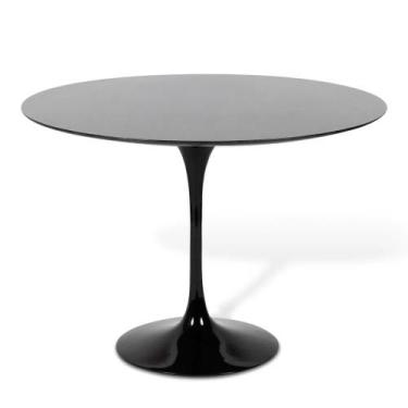 Imagem de Mesa Saarinen Redonda São Gabriel 100cm - Base Preta - mgsaarinen