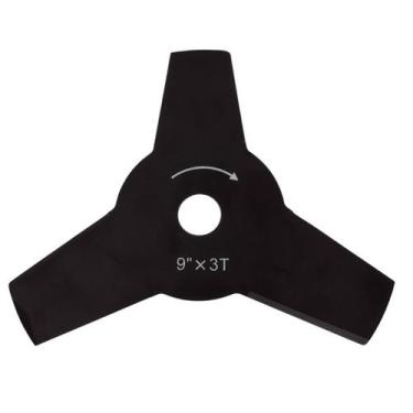 Imagem de Lâmina Faca 3 Pontas Furo 1 Polegada Para Roçadeiras Universal - CMC