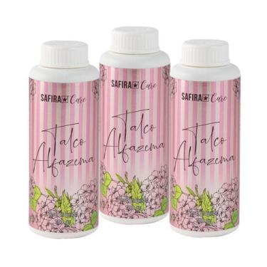 Imagem de Kit 3 Talcos Corporal Perfumado Alfazema 100g Safira Care - SAFIRA COS