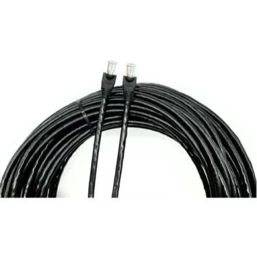 Imagem de Cabo de rede / Internet / Montado / PRETO -- 2 metros -- Kit c/ 5 unid