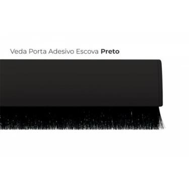 Imagem de Veda Porta Adesivo de Escova Tapa Vento Impermeável 90 cm - Comfort Do